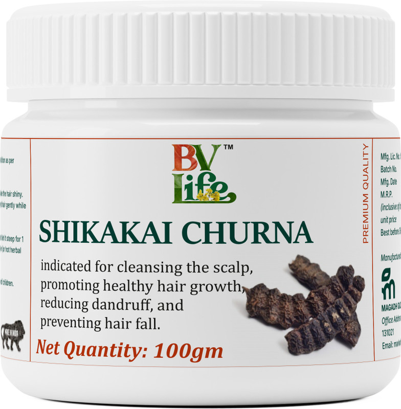 BV Life Shikakai Churna 100gm - Ayurvedic Hair Cleanser(100 g)