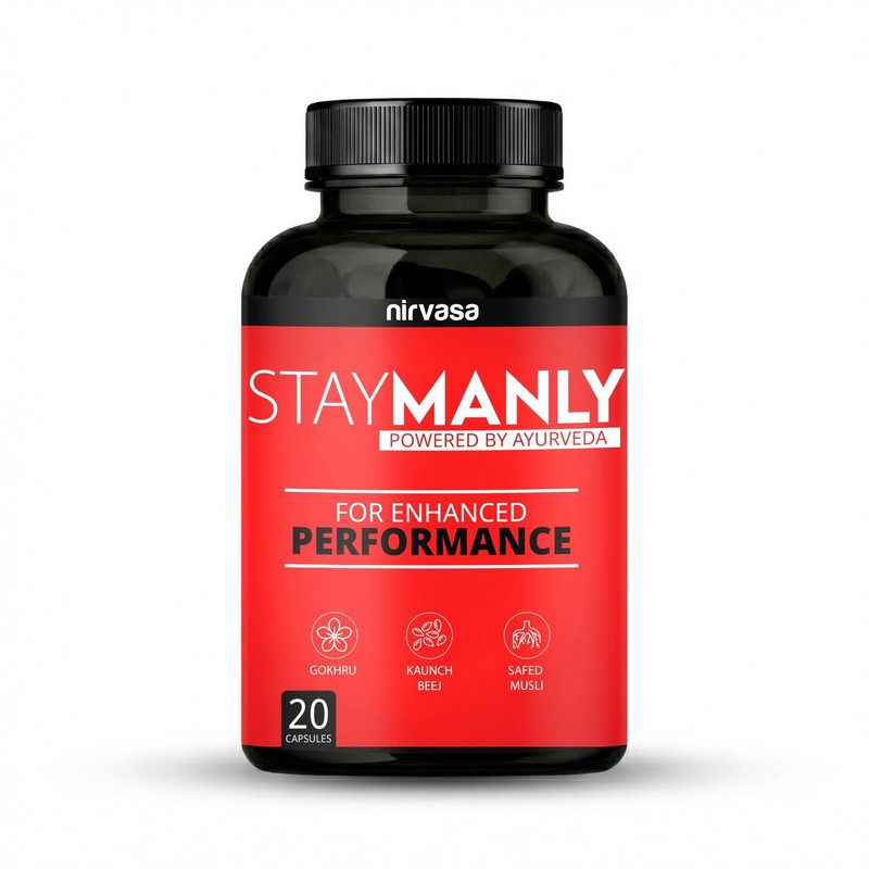 staymanly capsules for Men Boost Strength & Stamina(20 Capsules)