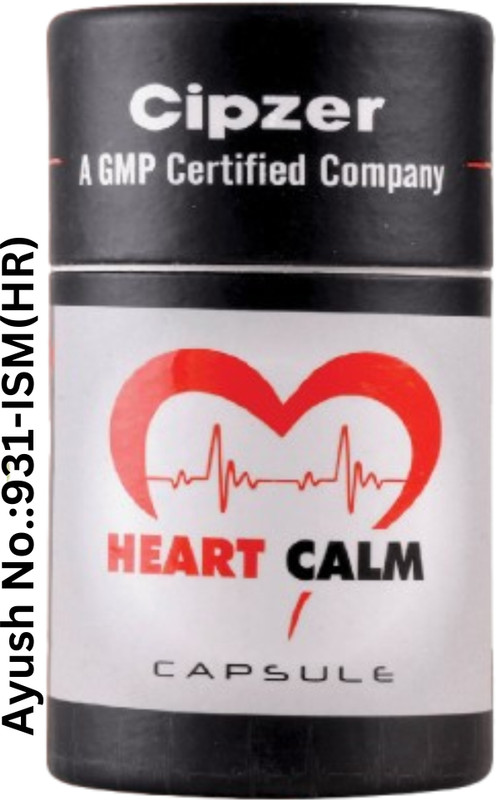 CIPZER Heart Calm Capsule | Herbal Support for Heart Health 60 Capsules(0.1 g)