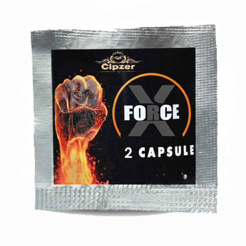 CIPZER Force X Capsule | Supports Stamina, Strength, Energy Levels & Vitality(2 Capsules)