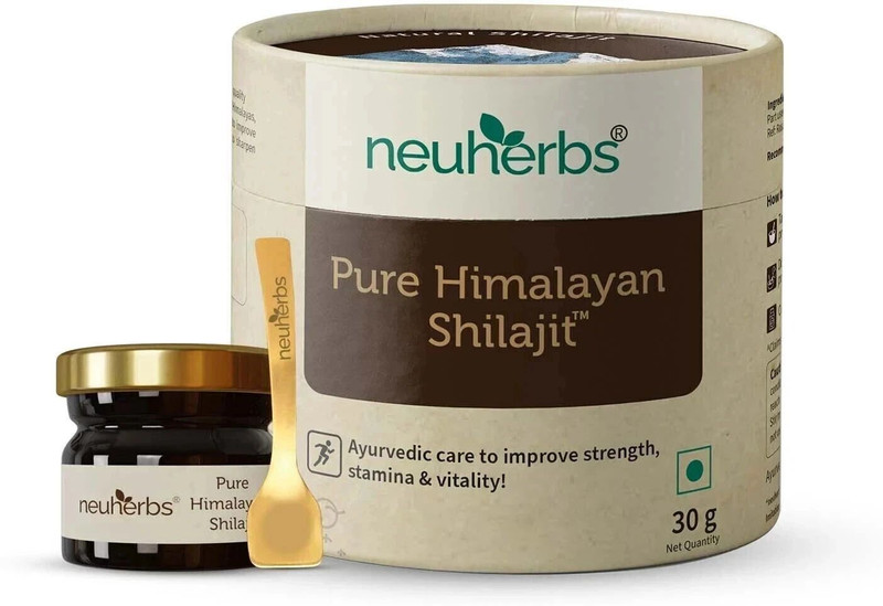 Neuherbs Pure Himalayan Shilajit Resin -15g (For Improving Strength, Stamina & Vitality)(15 g)