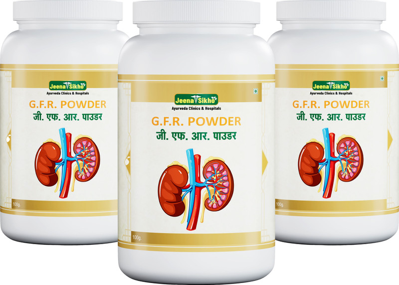Jeena Sikho GFR Kidney Care Powder | Herbal Detox for Kidney & Digestion(Pack of 3, 300 g)