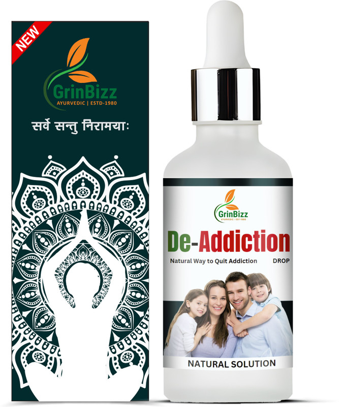 grinbizz zero addiction drop ( An ayurvedic formula )(30 ml)