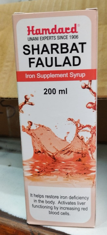 Hamdard SHARBAT FAULAD 200ML(200 ml)
