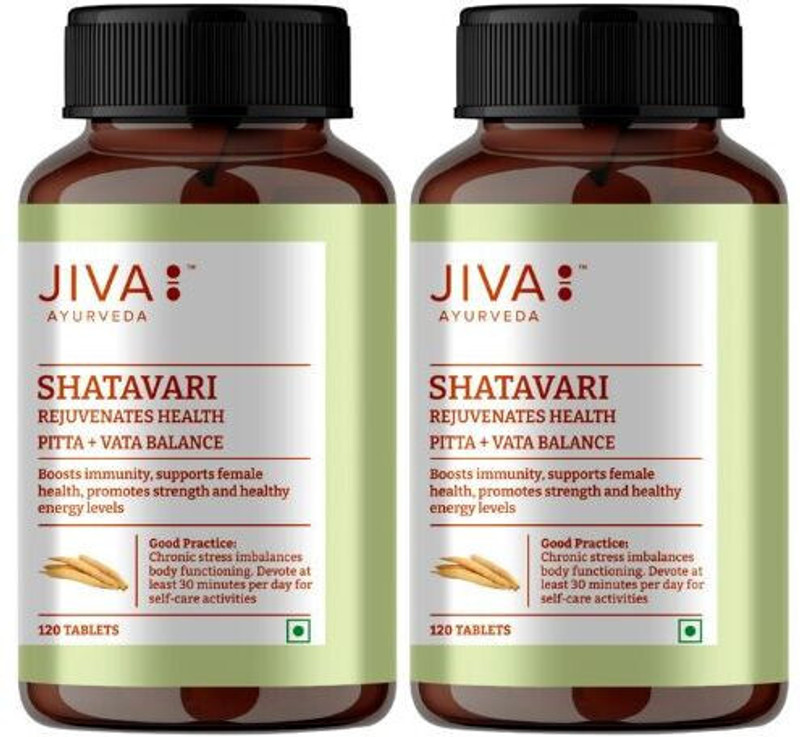 JIVA Shatavari Tablet- Pack of 2(Pack of 2, 200 g)