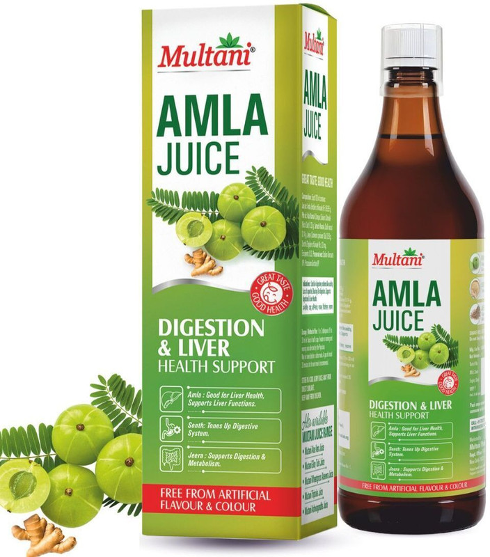 Multani Digestive Care Juice Enriched With Amla | Relief From Acidity, Indigestion -(1 L)
