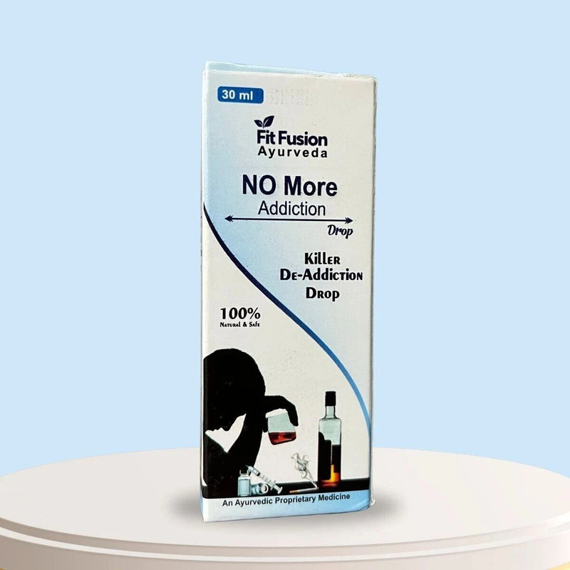 FIT FUSION AYURVEDA Nasha Mukti Drops Non Habit Ayurvedic De-Addiction Drop For Quit Alcohol & Drug(30 ml)