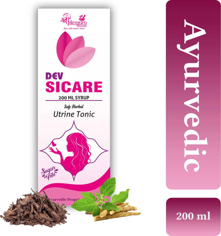 Shree Devguru Ayurveda Dev Sicare | Ayurvedic Tonic | Natural Support for Women's Health(200 ml)