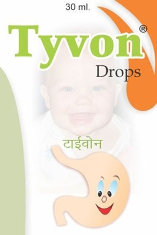 Unitips pharma Unitips Herbal Tyvon Drops for Colic & Gut Issues for Infants 120ml (2*60ml)(120 ml)