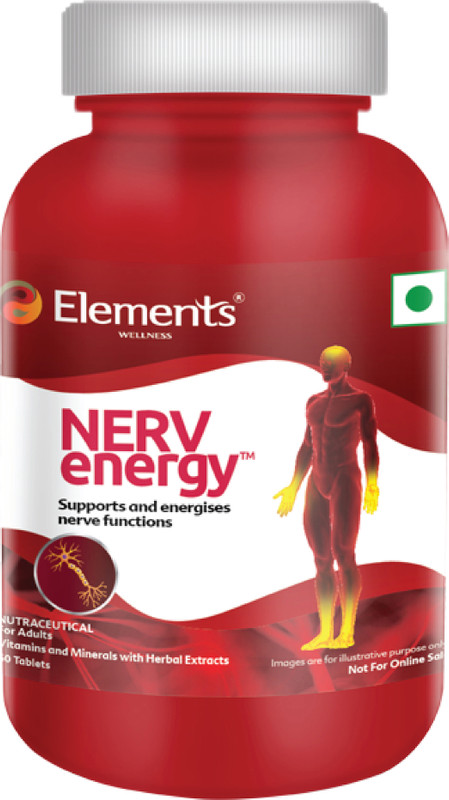 Elements WELLNESS NERV ENERGY 60 TABLETS(60 Tablets)