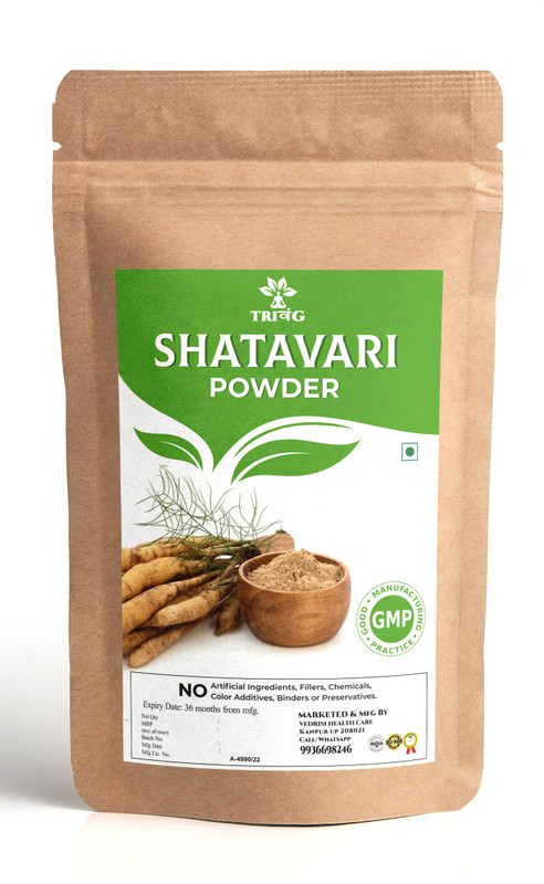 Trivang Organic Shatavari Powder|Ayurvedic Care To Balance Women's Health|(150 g)(150 g)
