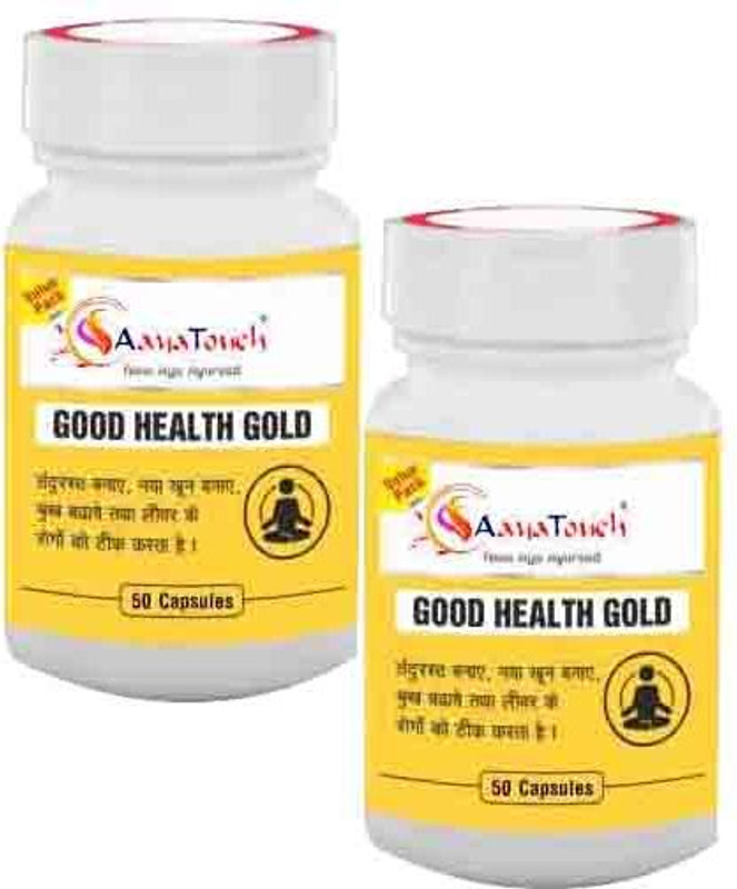 VedaMind fsfc Good Health Gold Capsules Ayurvedic 50 Capsule Pack Of 2(Pack of 2, 100 Capsules)