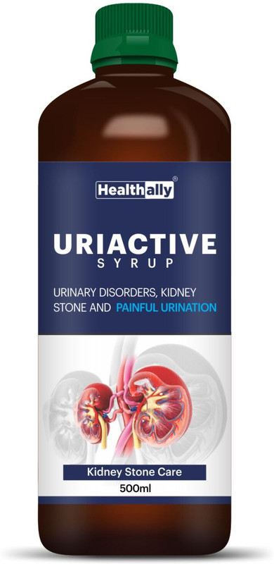 Health Ally Uriactive Kidney Stone Urinary Tract Stone Remover Ayurvedic Medicine Syrup(500 ml)