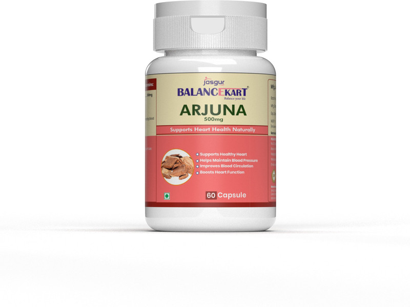 Balancekart Ayurvedic supplement | Heart Health, Blood Circulation, BP| With Arjuna Extract(60 Capsules)