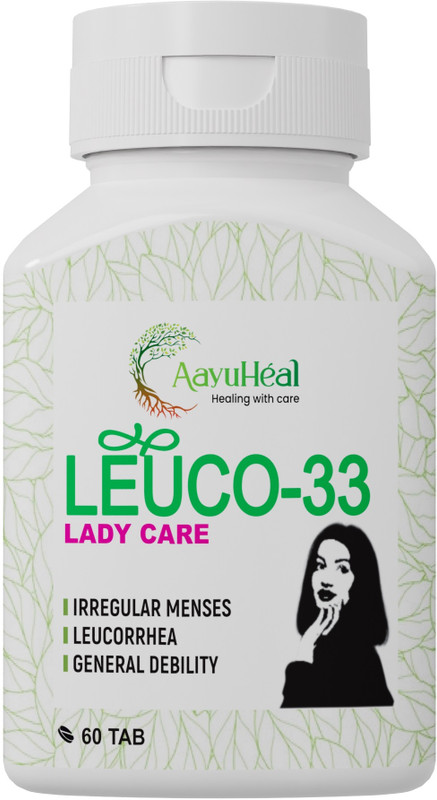 AAYUHEAL LEUCO-33 60 tab (A Complete lady care solution)(60 Tablets)