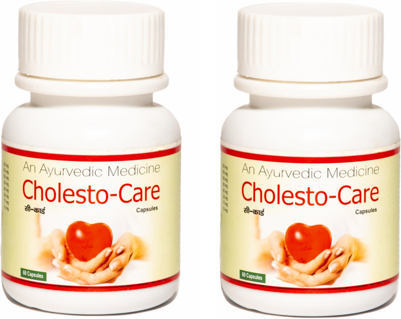 Gupta Foods Cholesto-Care Capsules Natural Cholesterol Control Supplement- 60 Capsules(Pack of 2, 60 Capsules)