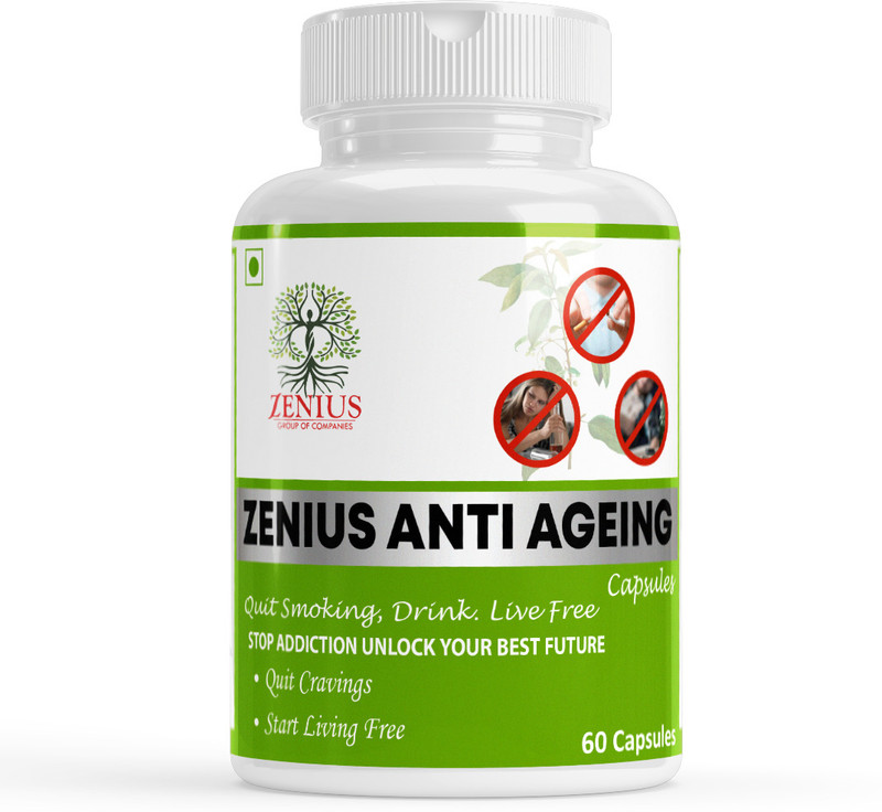 Zenius Anti Ageing Alcohol de Addiction for Stop Drink/Nasha Mukti Ki Dawai Ayurvedic(60 Capsules)