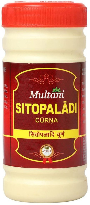 Multani Sitopladi Churan (Powder) | For Chronic Cough, Calcium Deficiency -(Pack of 2, 60 g)