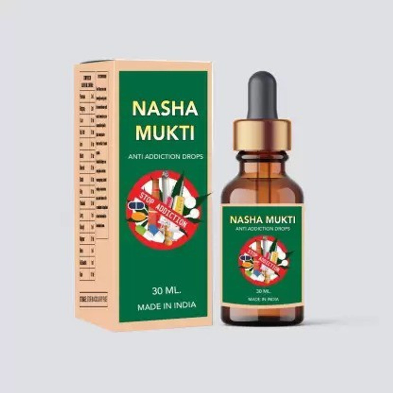 S & M PHARMECY NASHA MUKTi Drops Treatment suppresses cravings Naturally(30 ml)