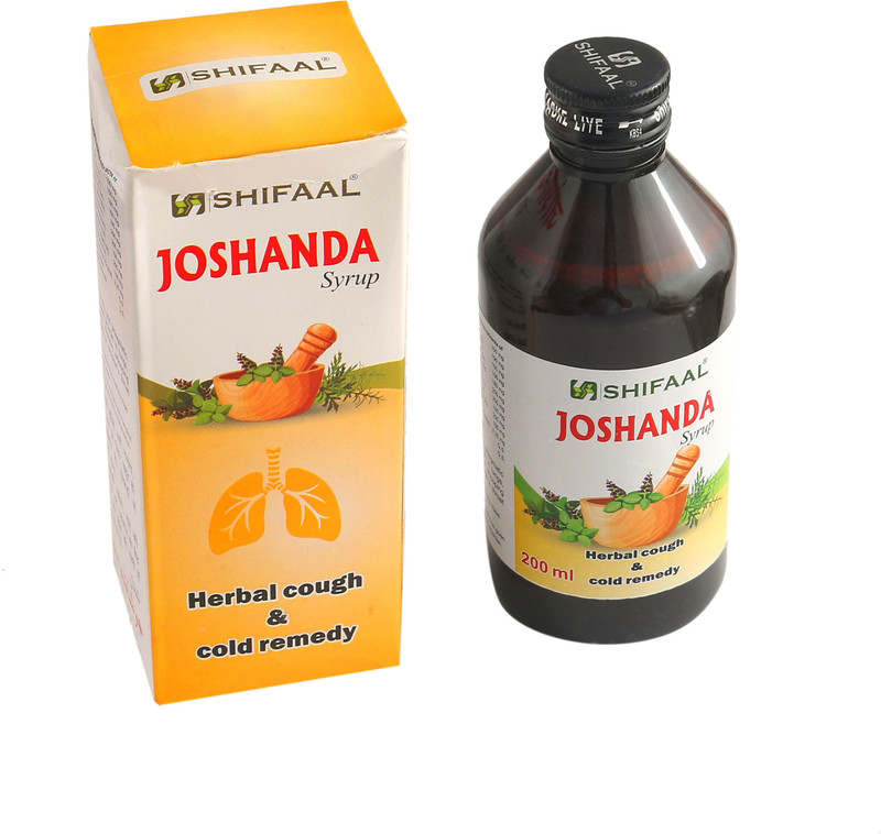 SHIFAAL Joshanda Syrup 200ml Herbal Cough & Cold Remedy(Pack of 2, 400 ml)