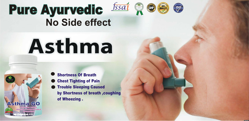 earthayush Ashtma - Go / Help in easy to respiratory disorder , 90 Capsule , Pack of 3(Pack of 3, 90 Capsules)