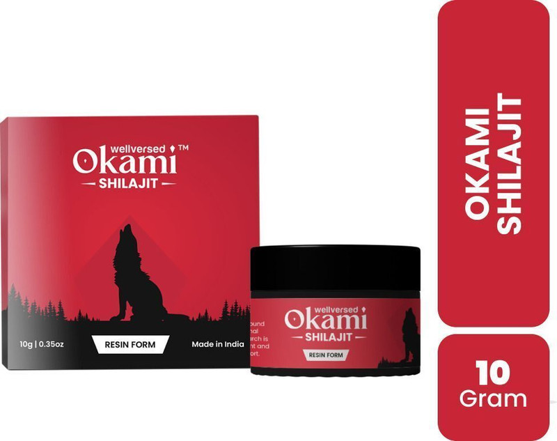 Wellversed Okami Shilajit Resin | Performance & Stamina Booster| 100% Ayurvedic | Lab Tested(10 g)