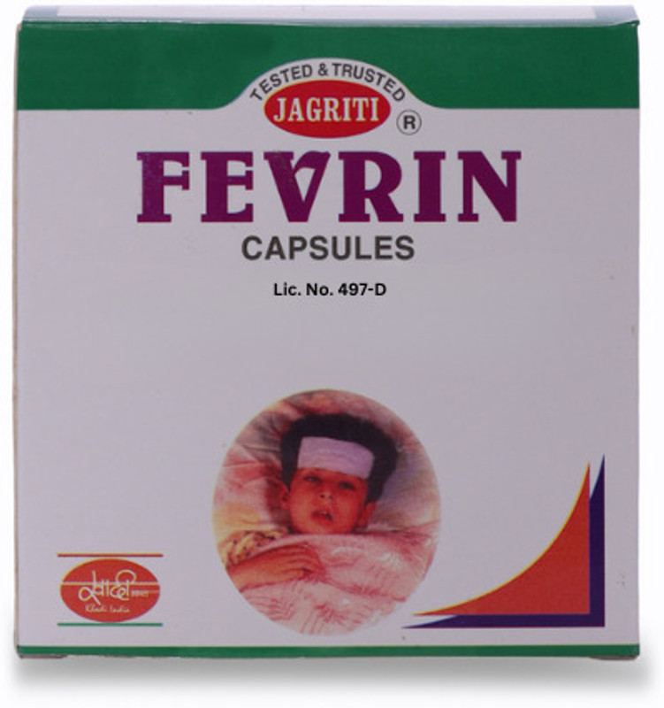 jagriti herbs Fevrin Capsules - 60 Count | Ayurvedic Capsule(60 Capsules)