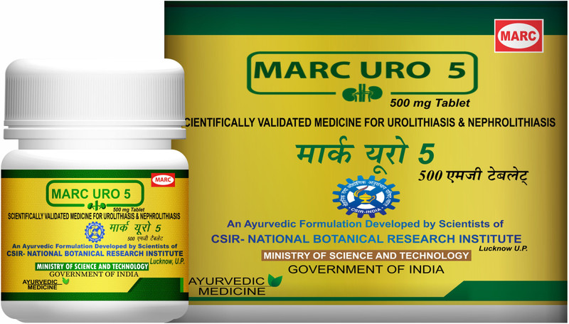 MARC Uro 5- Ayurvedic Kidney Stone medicine Pack of 4(Pack of 4, 120 ml)
