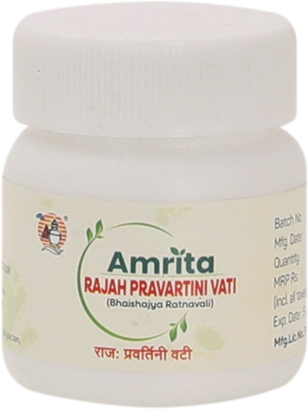 amrita Rajah Pravartini Vati – Ayurvedic Herbal Wellness Tablets(60 Tablets)