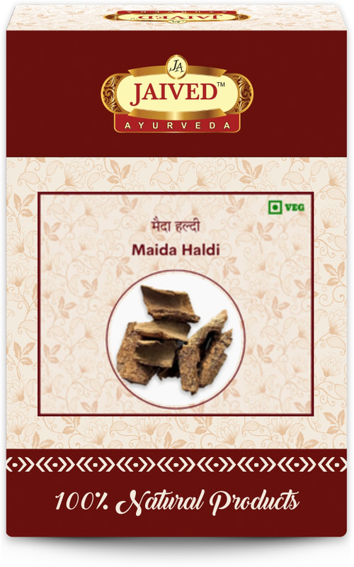 Jaived Ayurveda Maida Haldi | Pure White Turmeric for Skin Glow, Immunity | Digestive Health(100 g)