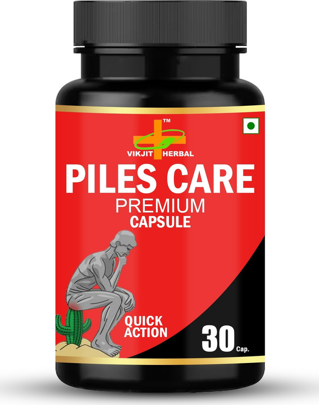 VIKJIT HERBALS PILES CARE PREMIUM CAPSULE(30 Capsules)