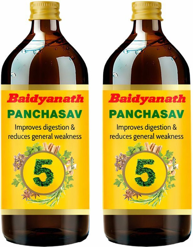Baidyanath Panchasav Ayurvedic Digestive Tonic Pack of 2(Pack of 2, 900 ml)