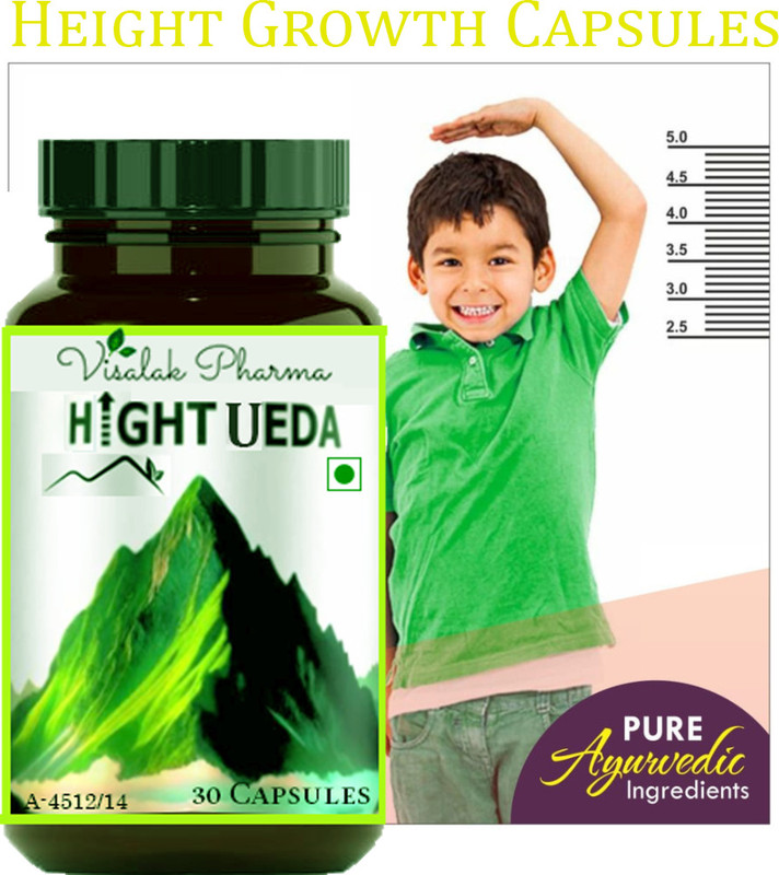 visalak pharma Hight Ueda- 30 veg capsules Increase Height, Boost Confidence(30 Capsules)