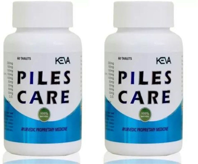 KEVA Piles Care For Haemorrhoid & Piles Stop Tablet (Pack Of 2)(Pack of 2, 120 Tablets)