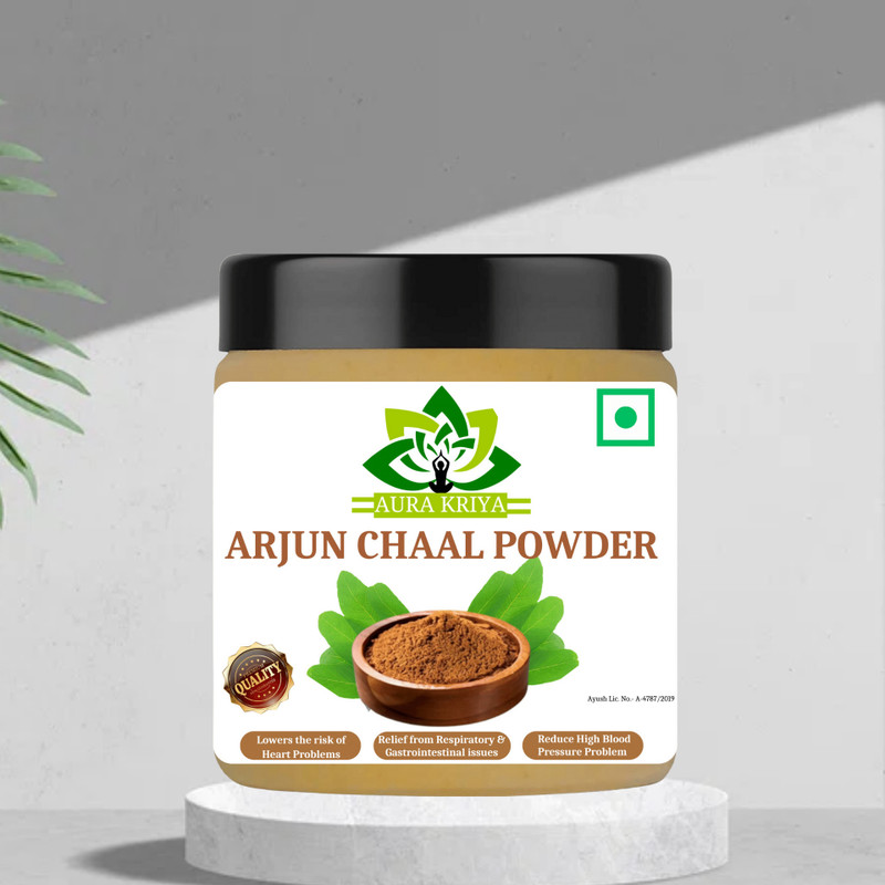 AuraKriya Pure Arjun ki Chal | Arjuna Bark Powder for Immunity | Arjun Chaal Powder(Pack of 5, 500 g)