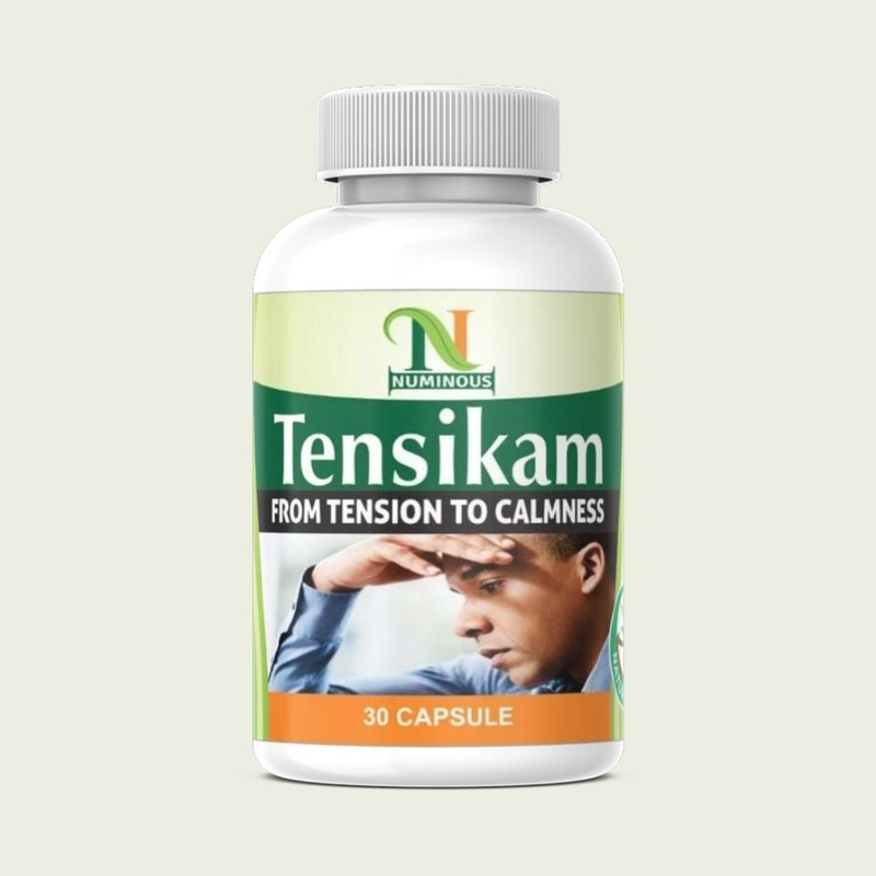 Numinous TENSIKAM for Tension, Anxiety, Stress Relief, Calmness & Good Sleep (30 Caps)(30 Capsules)
