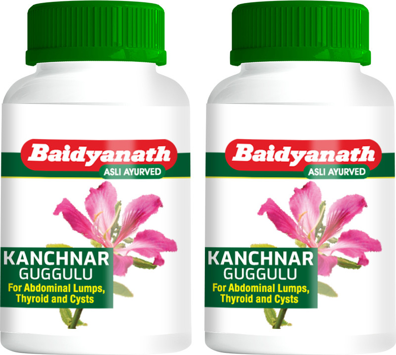 Baidyanath Kanchanar Guggulu 80 Tablets - Pack of 2(Pack of 2, 160 Tablets)