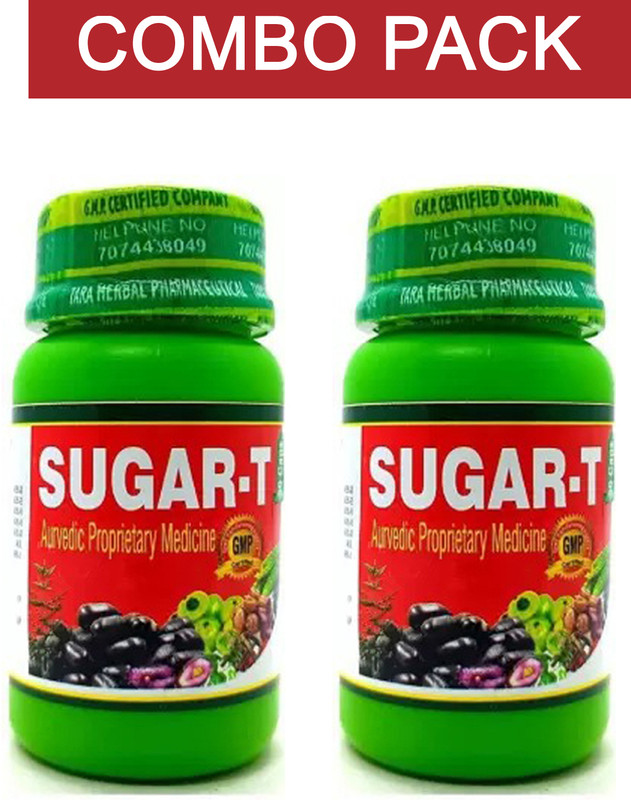 Tara Herbal Pharmaceutical Harbal 100 % Ayurvedics Sugar-T 50 Capsule For Sugar Control(Pack of 2, 50 Capsules)