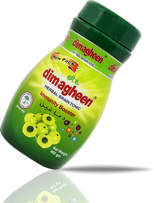 Dawakhana Dimagheen Herbal Brain Tonic, Amla Immunity Booster (Pack of 1) (400 G)(400 g)