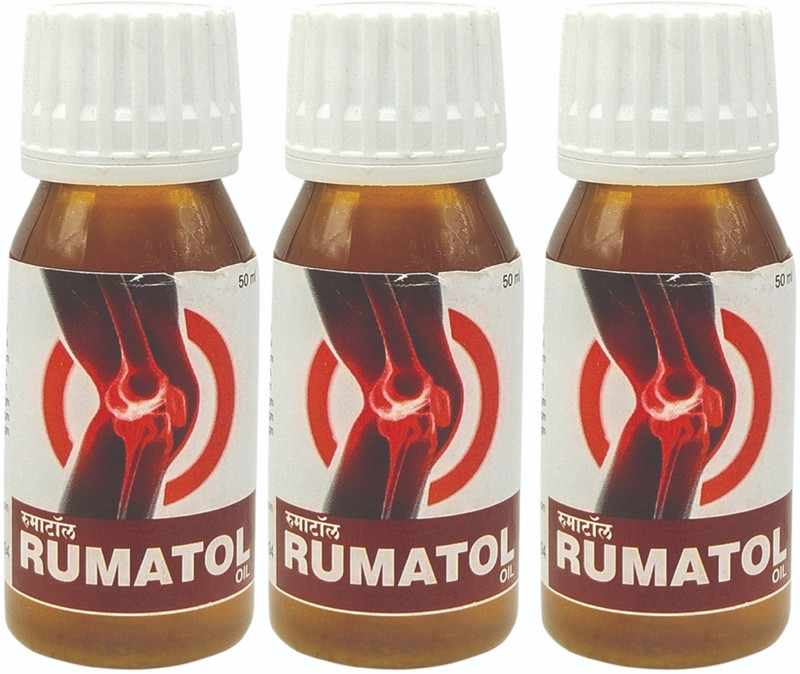UJWALA AYURVEDASHRAM Rumatol Oil-100ML, Relief from joint,knee,back&muscle Pain,Bone& wellness(100 ml)