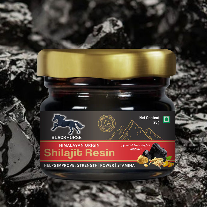 Multani Essentials Himalayan Shilajit Resin | Boost Strength, Vigor & Vitality -(10 g)