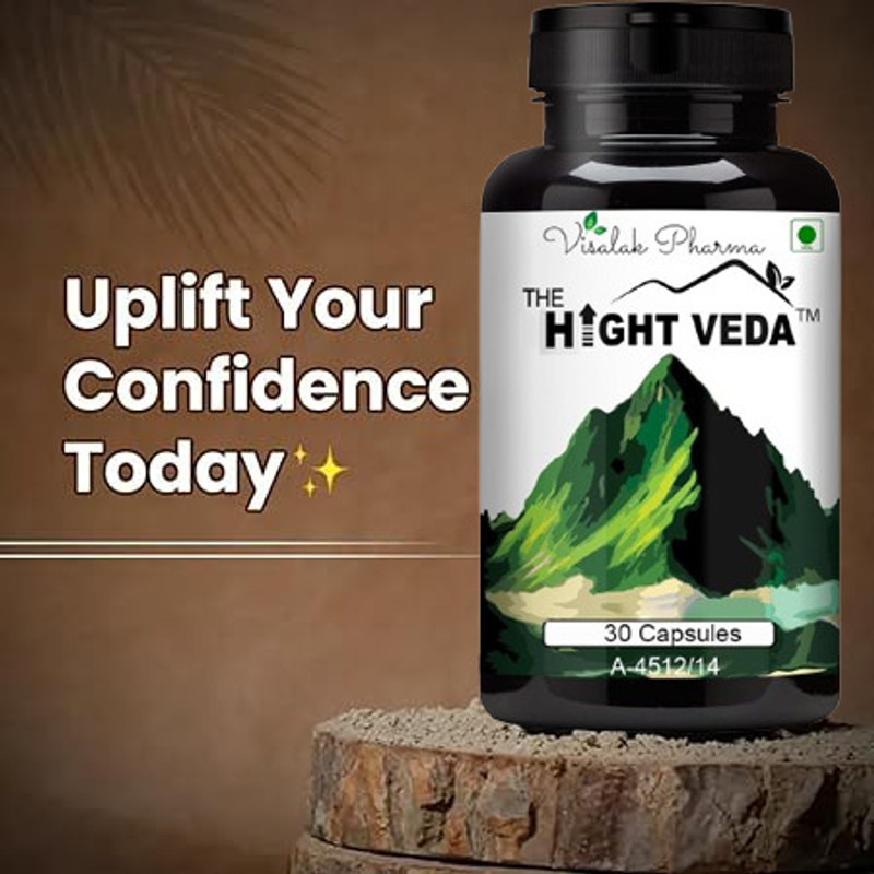 hight veda Height Vedaa Capsules-Height Growth Health Pill For Bone-Deficiency(30 Capsules)