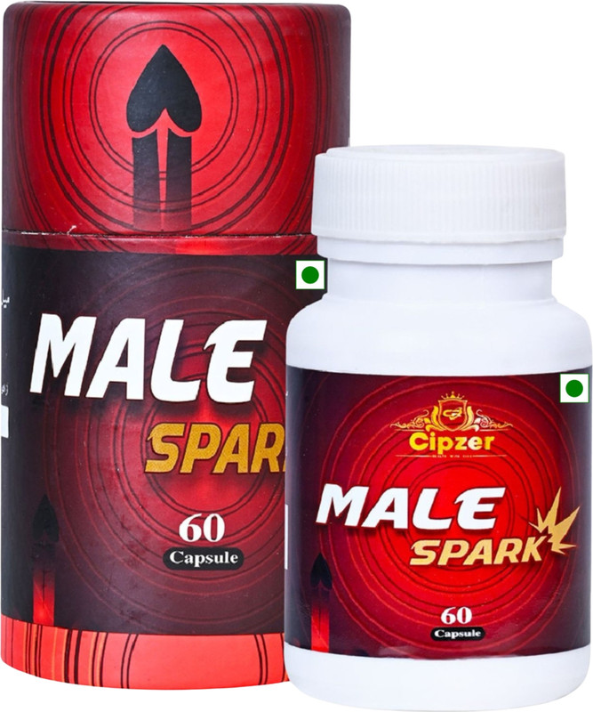 CIPZER Male Spark 60 Capsules | Increase Power, Boosts Stamina, Energy & Daily Vitality(60 Capsules)