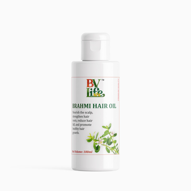 BV Life Brahmi Hair Oil 100ml - Herbal Hair Care(100 ml)