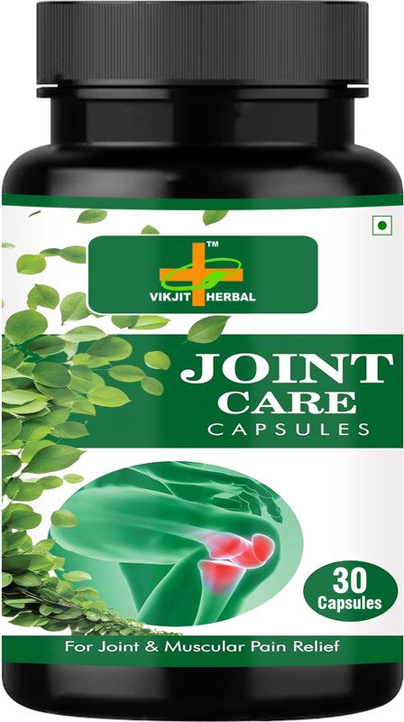 VIKJIT HERBALS JOINT CARE FOR JOINT & MUSCULAR PAIN RELIEF(30 Capsules)