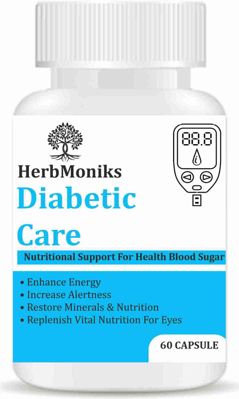 HERBMONIKS Diabetic Care And Cure Ayurvedic Capsule 60 Capsule(60 Capsules)