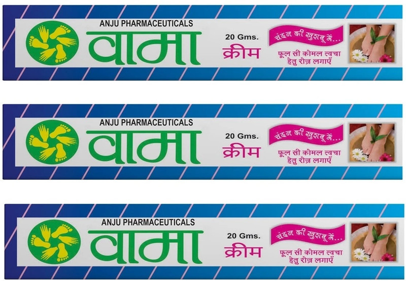 ANJU PHARMACEUTICALS VAMA CREAM (Skin care Cream) Pack of 3 X 20 gm(Pack of 3, 60 g)