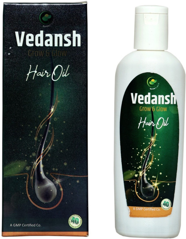 DR. TOTALA'S Vedansh Grow & Glow Hair Oil – Ayurvedic Herbal Oil for Hair Growth & Shine(100 ml)