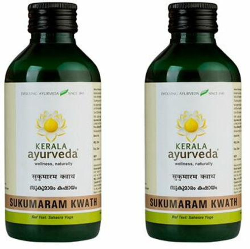 Kerala Ayurveda Sukumaram Kwath 400 MI|For Prolonged and Heavy Periods(Pack of 2, 400 ml)