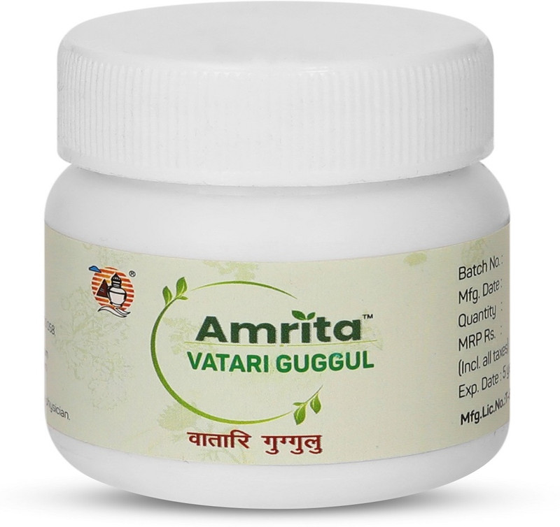amrita Vatari Guggul – Ayurvedic Joint & Muscle Pain Relief Tablets(60 Tablets)